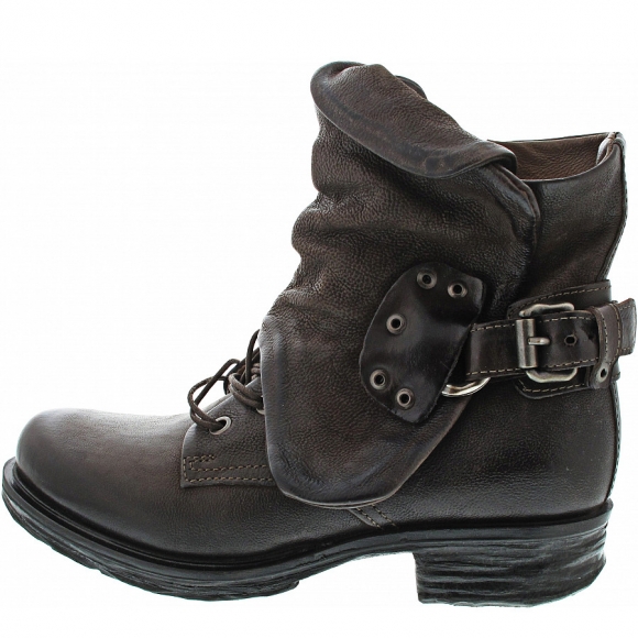 A.S.98 Schnürstiefel in fondente