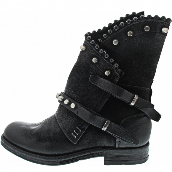 A.S.98 Stiefelette in nero