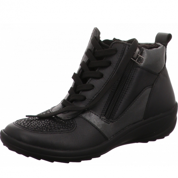 Aco Stiefelette in schwarz