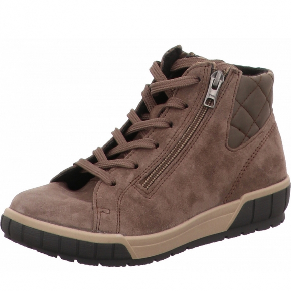 Aco Stiefelette in taupe