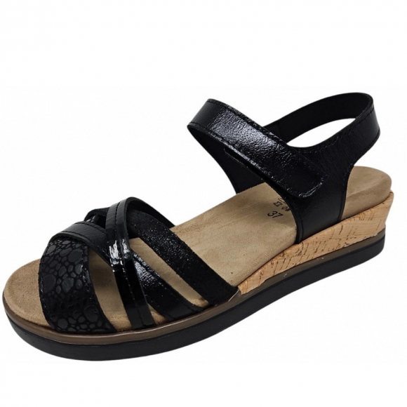 Aco Riana 04 Sandale in black metal