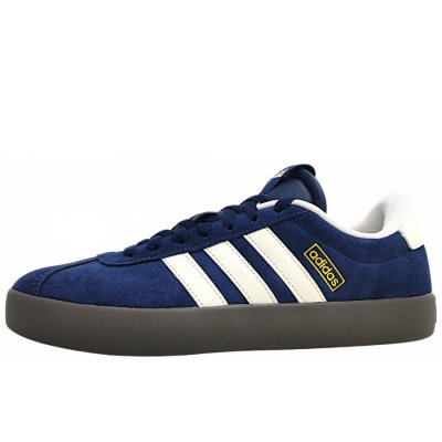 adidas VL Court 3.0 sportlicher Schnürer in indigo/cream/charcoal adidas VL Court 3.0 sportlicher Schnürer in indigo/cream/charcoal