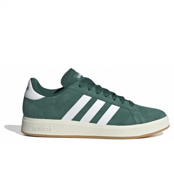 adidas Grand Court Base Sneaker in green white gum