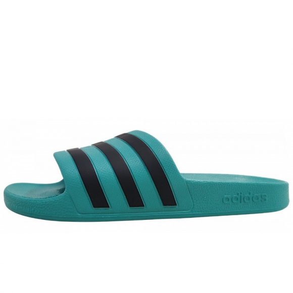 adidas Adilette Aqua Pantolette in teal/black