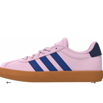 adidas VL Court Sneaker in rosa-blau adidas VL Court Sneaker in rosa-blau