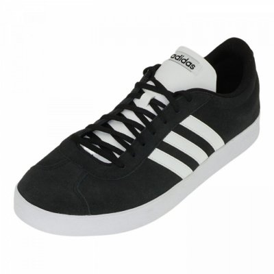 adidas VL COURT 2.0 Sneaker in CBLACK/FTWWHT/FTWWHT