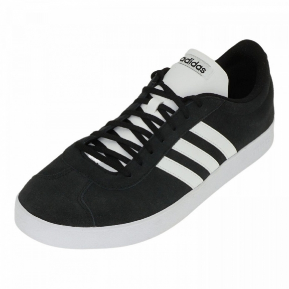 adidas VL COURT 2.0 Sneaker in CBLACK/FTWWHT/FTWWHT