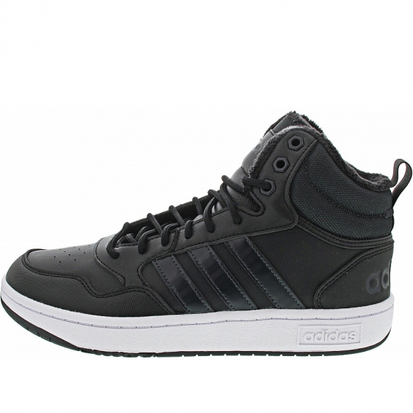 adidas Hoops 3.0 Mid WTR Sneaker high in cblack-carbon-ftwwht