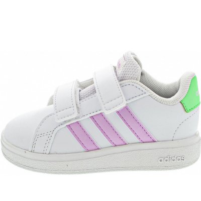 adidas Grand Court 2.0 CF I Lauflernschuh in ftwwht-blilil-beamgr adidas Grand Court 2.0 CF I Lauflernschuh in ftwwht-blilil-beamgr