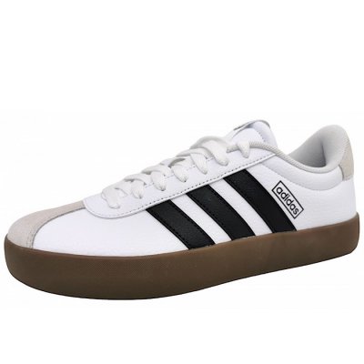 adidas VL Court 3.0 Sneaker in White/Black/Grey