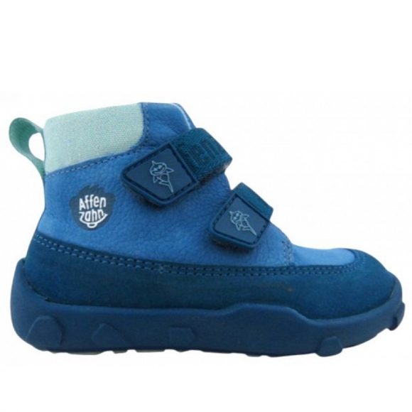 Affenzahn FRIENDY Leather Boots in Blau