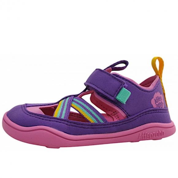 Affenzahn Kreativ Tukan Barfußschuhe in pink-lila