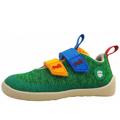 Affenzahn Happy 10 Jahre Barfußschuhe in grün-orange