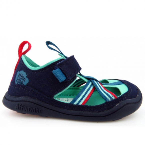 Affenzahn Vegan Breezy Octopus Sandale in blue