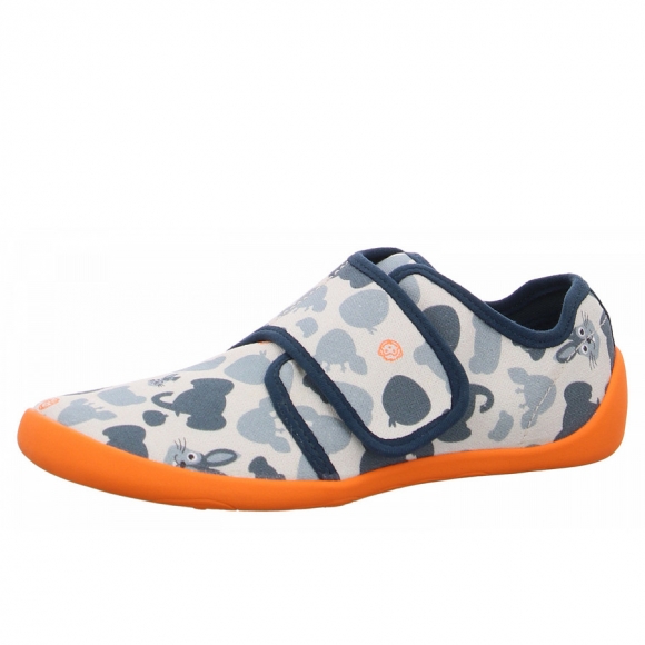 Affenzahn Hase Hausschuh in multi