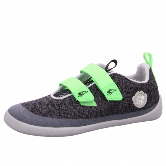 Affenzahn Panther Klettschuh in schwarz