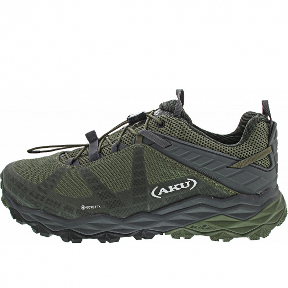 AKU Fly Rock Wanderschuh in green-grey