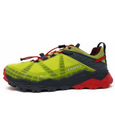 AKU Fly Rock GTX Wanderschuh in 704- Lime / Red AKU Fly Rock GTX Wanderschuh in 704- Lime / Red