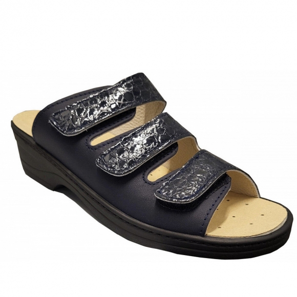 Algemare damen pantolette Pantolette in dunkelblau