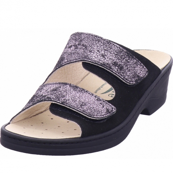 Algemare Pantolette in schwarz