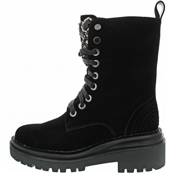 Alma en Pena Schnürstiefel in black