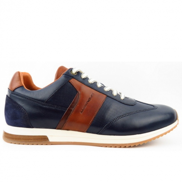 Ambitious gelocht navy Sneaker in navy