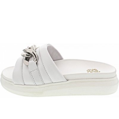 Apple of Eden Pantolette in white Apple of Eden Pantolette in white