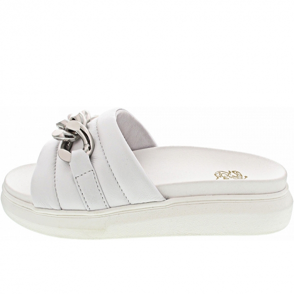 Apple of Eden Pantolette in white