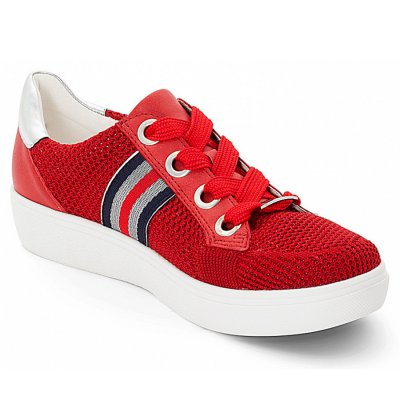 Ara Sneaker in ROT,SILBER