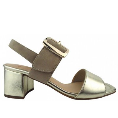 Ara BRIGHTON Metallic Sandale in PLATIN,SAND Ara BRIGHTON Metallic Sandale in PLATIN,SAND