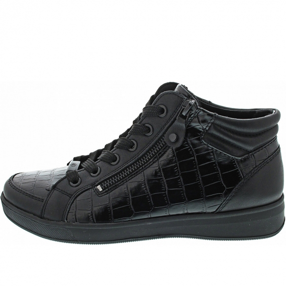 Ara Rom Schnürstiefel in schwarz