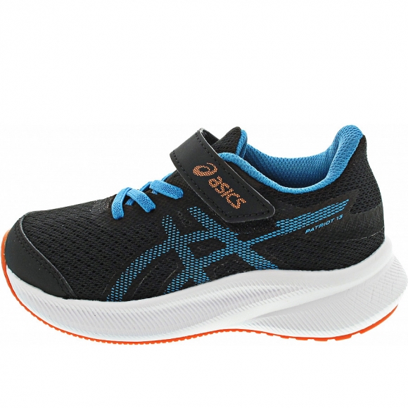 Asics Patriot 13 GS Sportschuh in black-island blue