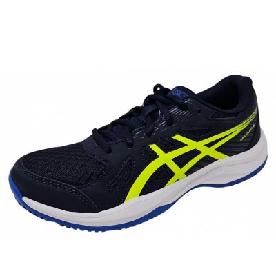Asics Upcourt 6 GS Sportschuh in midnight safet yello Asics Upcourt 6 GS Sportschuh in midnight safet yello