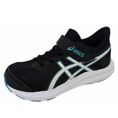 Asics Jolt 4 GS Sportschuh in black wave teal Asics Jolt 4 GS Sportschuh in black wave teal