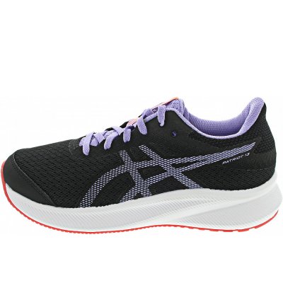 Asics Patriot 13 GS Sportschuh in black-digital violet Asics Patriot 13 GS Sportschuh in black-digital violet