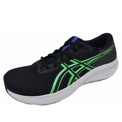 Asics Patriot 14 Sneaker in black vital green