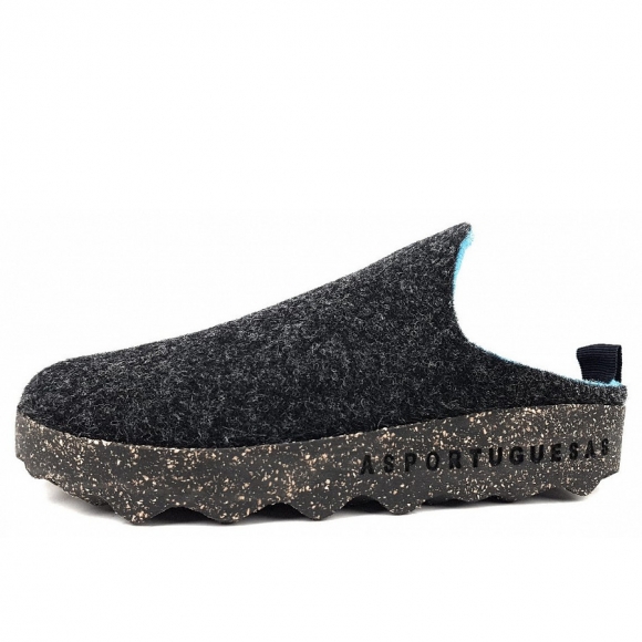 Asportuguesas Come Po Pantolette in Anthracite
