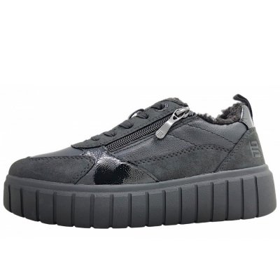 Bagatt sportlicher Schnürer in black 1010