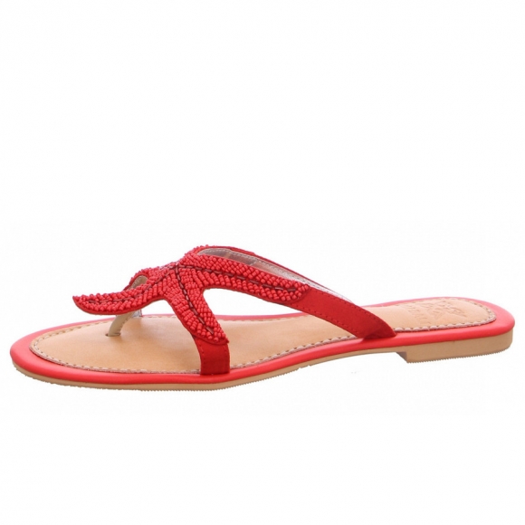 BaliBali Starfish Pantolette in 50 red