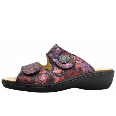 Belvida Hausschuh in Magenta-Flor 020 Belvida Hausschuh in Magenta-Flor 020