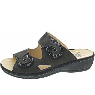 Belvida Pantolette in anthrazit-silber Belvida Pantolette in anthrazit-silber