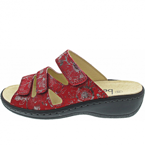 Belvida Pantolette in rot Garden