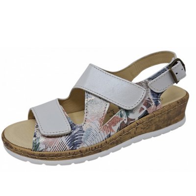 Belvida Sandale in olive perle