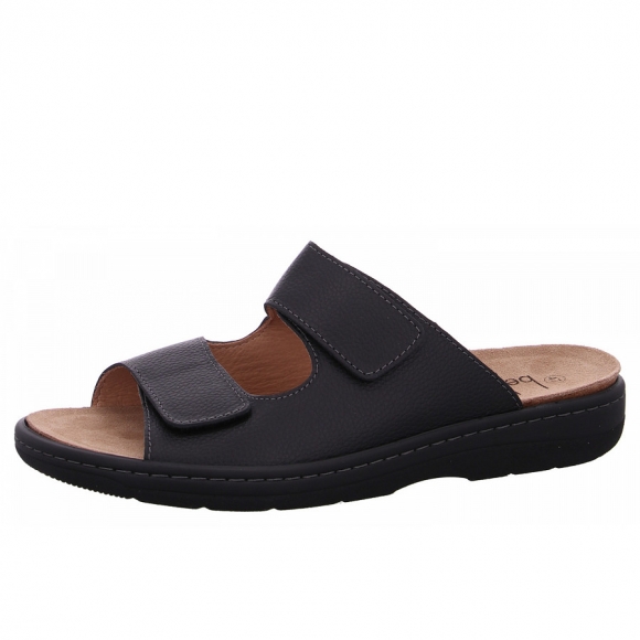 Belvida Pantolette in schwarz gobi (elefant)