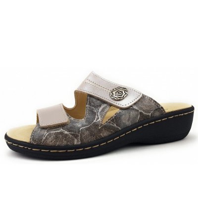 Belvida Pantolette in nuss taupe Belvida Pantolette in nuss taupe