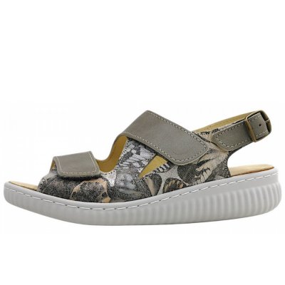 Belvida Sandale in beige/grey