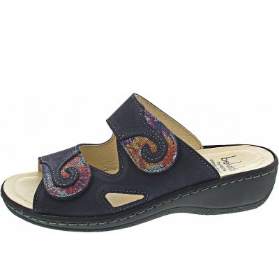 Belvida Pantolette in marine-multi flor