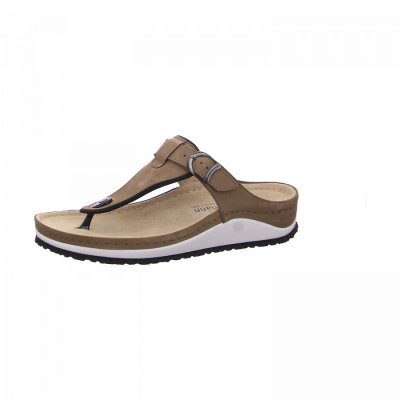 Berkemann Mila Pantolette in 497 khaki