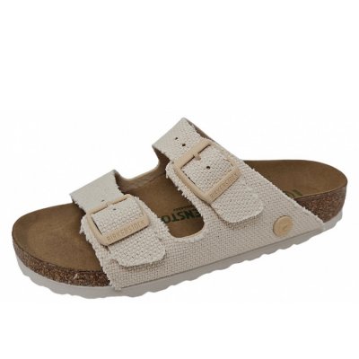 Birkenstock Arizona Pantolette in eggshell Birkenstock Arizona Pantolette in eggshell