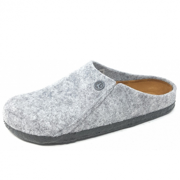 Birkenstock Zermatt Hausschuh in light grau